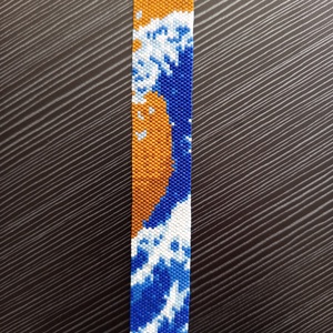 Tenger mintás karkötő - ékszer - karkötő - gyöngyös karkötő - Meska.hu