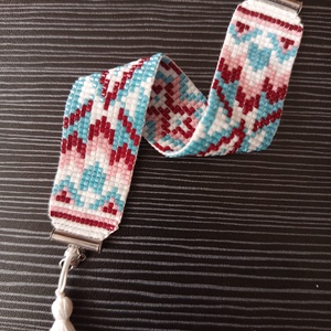 Indián mintás peyote karkötő - ékszer - karkötő - gyöngyös karkötő - Meska.hu