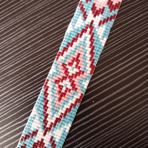 Indián mintás peyote karkötő - ékszer - karkötő - gyöngyös karkötő - Meska.hu