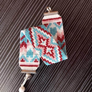 Indián mintás peyote karkötő - ékszer - karkötő - gyöngyös karkötő - Meska.hu
