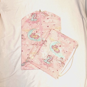 Ovis zsák - Hold es unikornis - játék & sport - ovis felszerelés - ovis zsák - Meska.hu