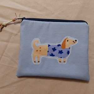 Kutyás, tacskós patchwork neszesszer , Táska & Tok, Neszesszer, Varrás, Mindenmás, MESKA