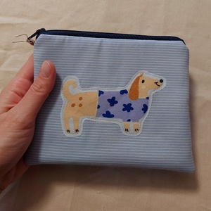 Kutyás, tacskós patchwork neszesszer  - táska & tok - neszesszer - Meska.hu