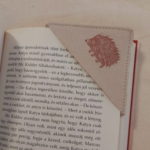 Textil sün és gomba mintás könyvjelző - könyv & zene - könyvjelző - Meska.hu