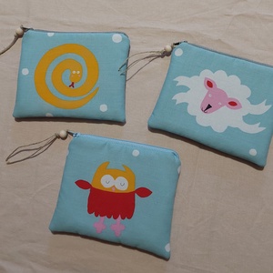 Upcycle állatos neszesszer, pénztárca szett, Táska & Tok, Neszesszer, Varrás, Mindenmás, MESKA
