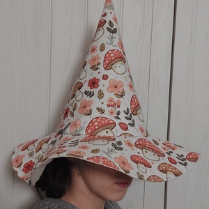 Gomba mintás boszorkány kalap, sapka - Meska.hu