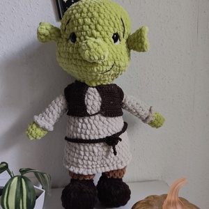 Shrek plüss - játék & sport - plüssállat & játékfigura - plüss mesefigurák - Meska.hu