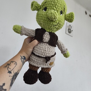 Shrek plüss - játék & sport - plüssállat & játékfigura - plüss mesefigurák - Meska.hu