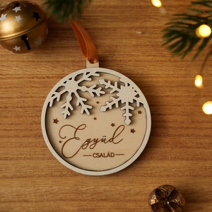 Egyedi felirattal kérhető karácsonyfadísz - karácsony - karácsonyi lakásdekoráció - karácsonyfadíszek - Meska.hu