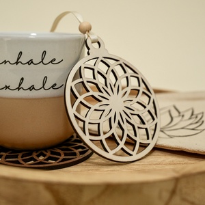 Inhale exhale - Jógás ajándékcsomag nem csak jógásoknak - otthon & életmód - konyhafelszerelés, tálalás - tálalás - bögre & csésze - Meska.hu