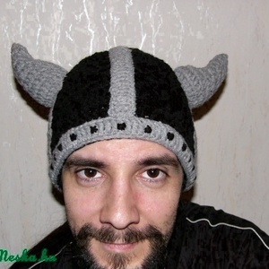  Viking sapka szakállal -  - Meska.hu