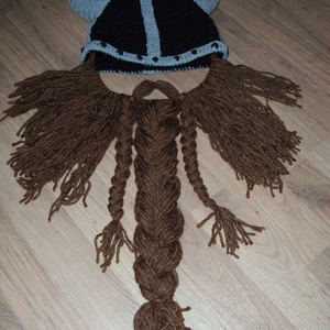  Viking sapka szakállal -  - Meska.hu