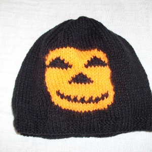Halloween sütőtökös sapka - Meska.hu