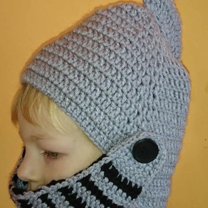 Gyerek lovagi sisak  - ruha & divat - sál, sapka, kendő - kalap - Meska.hu