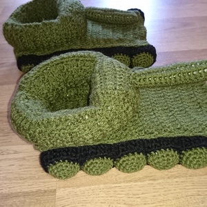 Tank mamusz - Lefoglalva! - ruha & divat - cipő & papucs - mamusz & házicipő - Meska.hu