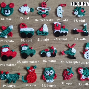 Kokárda gyerekeknek, Ékszer, Kitűző és Bross, Horgolás, MESKA