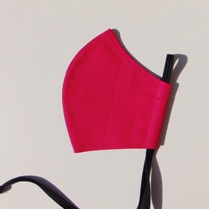 Pink szájmaszk (16 cm magas) / textil szájmaszk, többször használható szájmaszk - női - női - Meska.hu