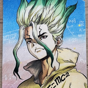 Dr.Stone - művészet - grafika & illusztráció - ceruzarajz - Meska.hu