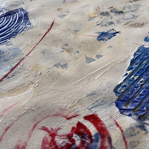 Maszkulin absztrakt festmény - művészet - festmény - akril - Meska.hu