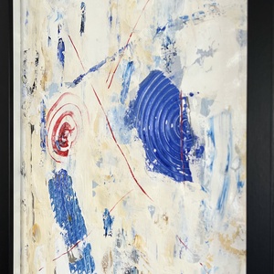 Maszkulin absztrakt festmény - művészet - festmény - akril - Meska.hu