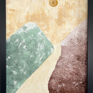 Két világ - művészet - festmény - akril - Meska.hu