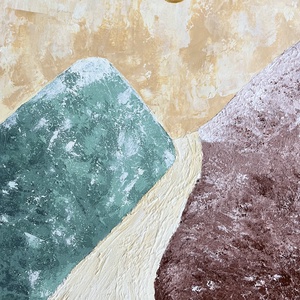 Két világ - művészet - festmény - akril - Meska.hu