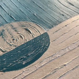 Hold - művészet - festmény - akril - Meska.hu