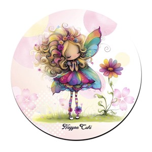 Cuki virág tündér pohár alátét, , , MESKA
