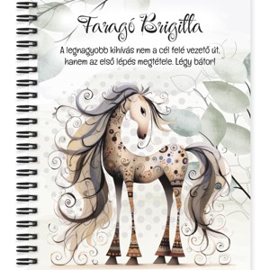 Személyre szabható - Szép szemű furi lovas mintás A6-os füzet, Otthon & Életmód, Papír, írószer, Jegyzetfüzet & Napló, , MESKA