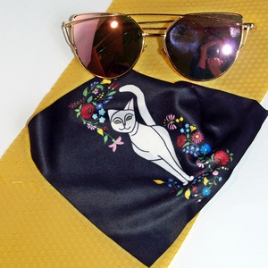 Kalocsai cicás Egérpad és Bögre szett+ ajándék -  - Meska.hu