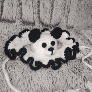 Pandás Cica Sapka /003 - otthon & életmód - kisállatoknak - cicáknak & macskáknak - Meska.hu