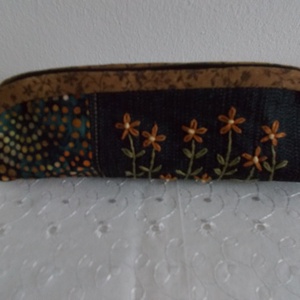 Virágmintás tolltartó - Meska.hu