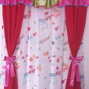 Drapériás-dekoros-színes-vidám gyerek függöny szett Új - Meska.hu