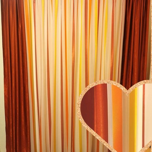 Csíkos vidám függöny, -NAGY MÉRET- vastag sötétítővel egyben ÚJ, Otthon & Életmód, Lakástextil, Függöny és kiegészítő, Függöny, Varrás, MESKA