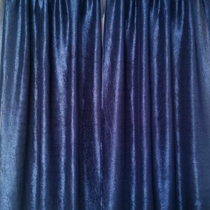 Kék és víz zöld mintás függöny gyűrt szatén sötétítővel egyben ÚJ - otthon & életmód - lakástextil - függöny és kiegészítő - függöny - Meska.hu