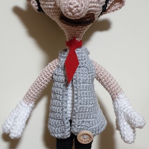 Mr.Bean mese figura  - játék & sport - plüssállat & játékfigura - ember - Meska.hu