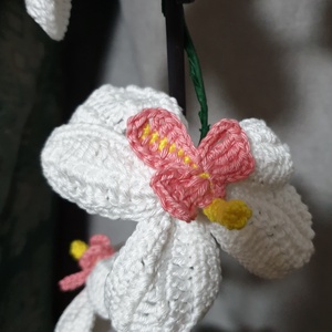Orchidea kaspóval együtt, örökké virágzik  - otthon & életmód - dekoráció - virágdísz és tartó - csokor & virágdísz - Meska.hu