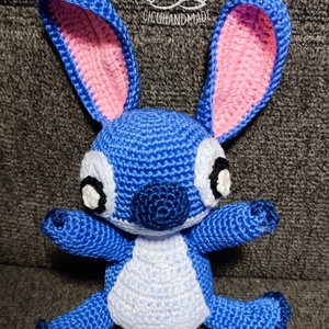 Stitch űrkutya (csillagkutya), Játék & Sport, Plüssállat & Játékfigura, Nyuszi, Horgolás, Meska