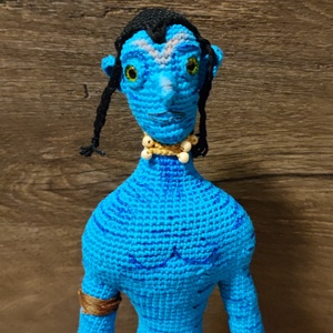 Avatar film szereplő horgolva  - játék & sport - plüssállat & játékfigura - ember - Meska.hu