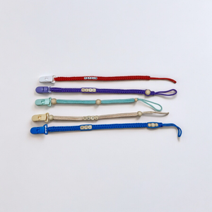 Cumiláncok Microcord zsinórból - játék & sport - 3 éves kor alattiaknak - cumilánc - Meska.hu