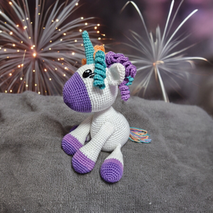 Unicornis 18cm magas ülve  Rendelésre!  - játék & sport - plüssállat & játékfigura - unikornis - Meska.hu