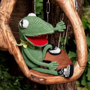 Muppet show Breki a béka Kermit, Játék & Sport, Plüssállat & Játékfigura, Béka, Horgolás, MESKA