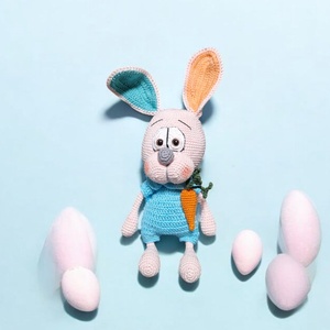 Amigurumi horgolt Nyuszi répával - játék & sport - plüssállat & játékfigura - nyuszi - Meska.hu