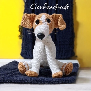 Jack Russell Terrier , Játék & Sport, Plüssállat & Játékfigura, Kutya, Horgolás, MESKA