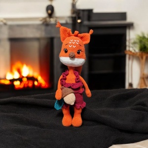Amigurumi horgolt Mókus , Játék & Sport, Plüssállat & Játékfigura, Más figura, Horgolás, MESKA