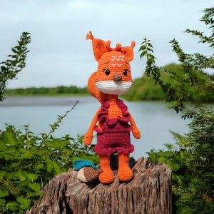 Amigurumi horgolt Mókus  - játék & sport - plüssállat & játékfigura - más figura - Meska.hu