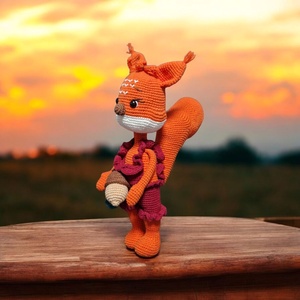 Amigurumi horgolt Mókus  - játék & sport - plüssállat & játékfigura - más figura - Meska.hu