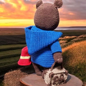 Peddington maci Amigurumi technikával horgolt  - játék & sport - plüssállat & játékfigura - maci - Meska.hu