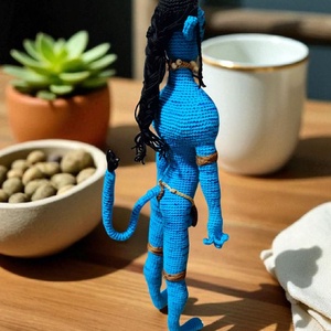 Avatar film szereplő horgolva  - játék & sport - plüssállat & játékfigura - ember - Meska.hu