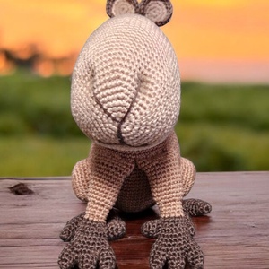 Amigurumi horgolt kapibara/vizidisznó/ - játék & sport - plüssállat & játékfigura - más figura - Meska.hu